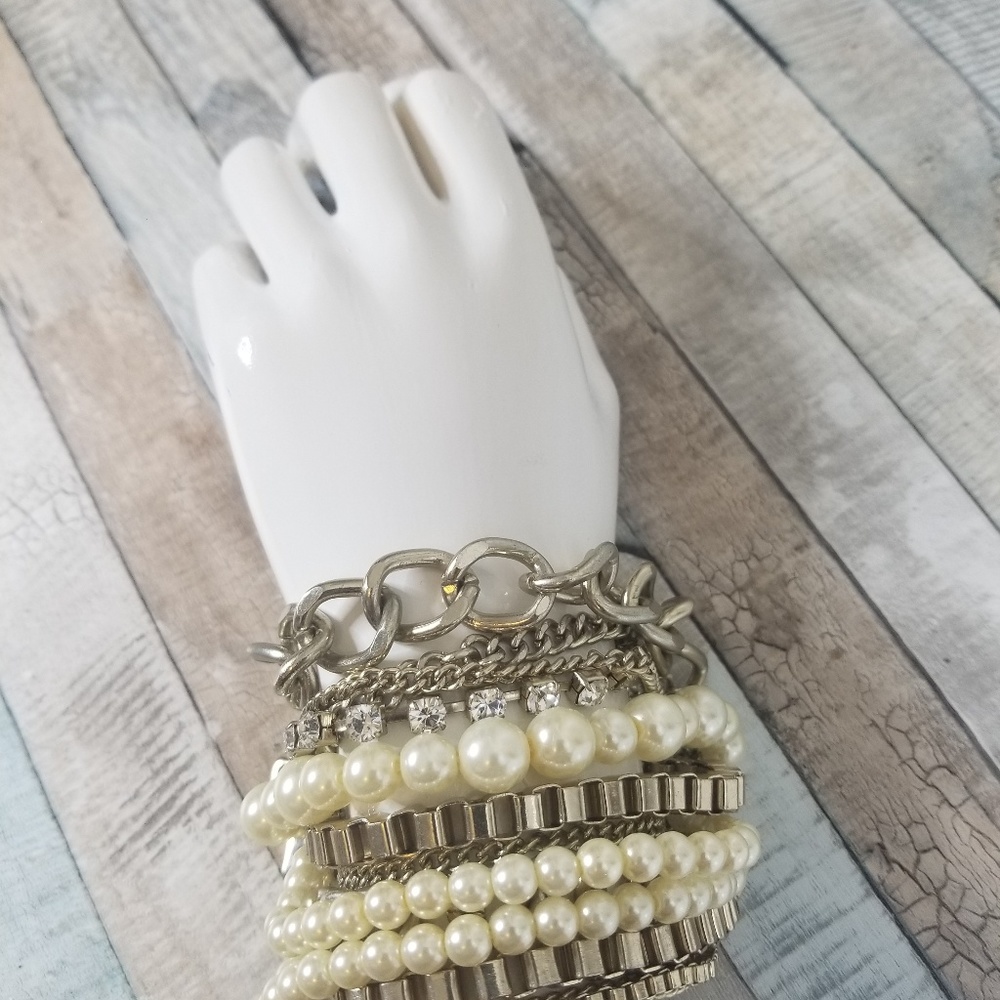 MNG layered braclet
